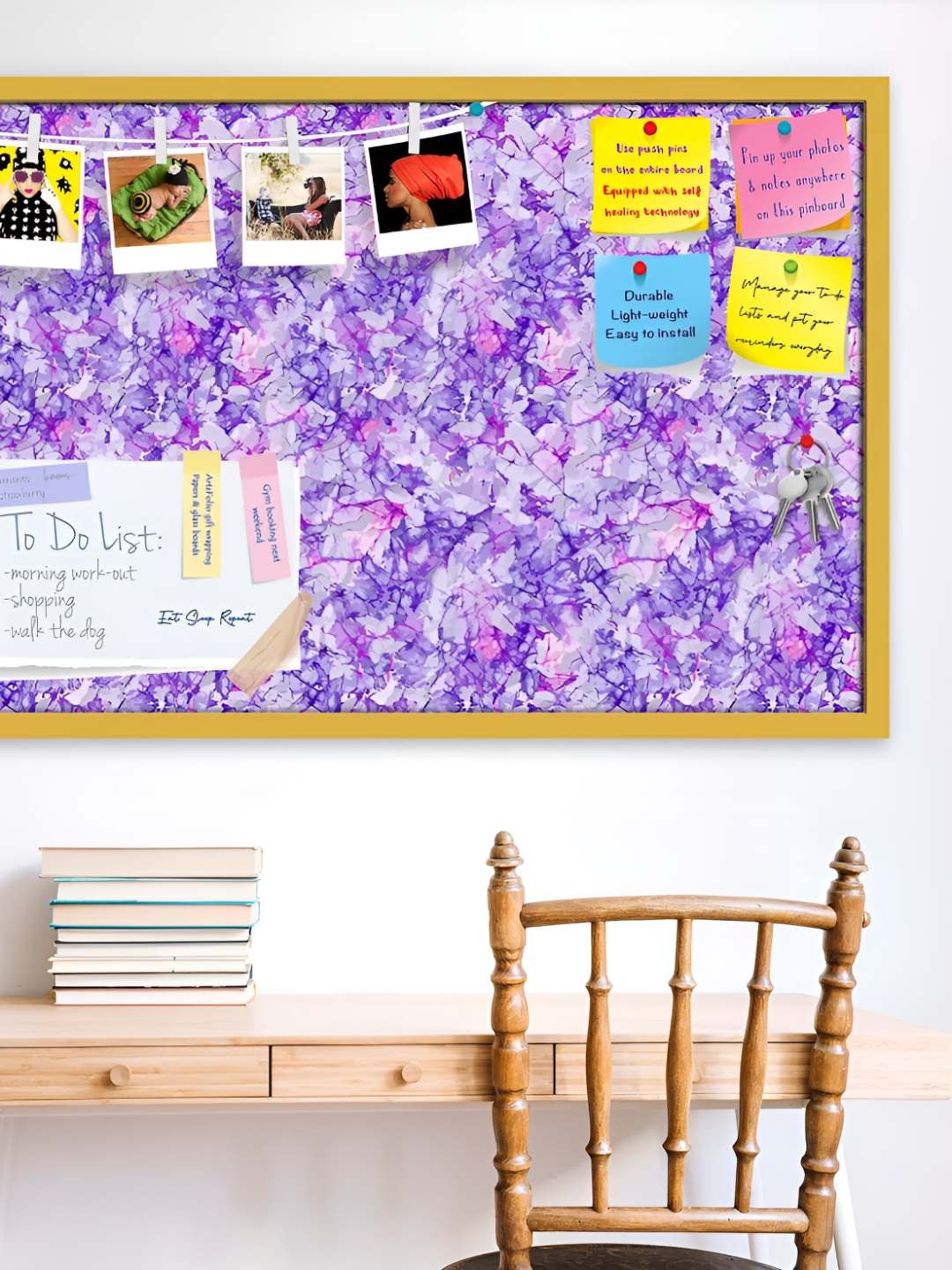 

ArtzFolio Wooden Notice Pin Board, Multi
