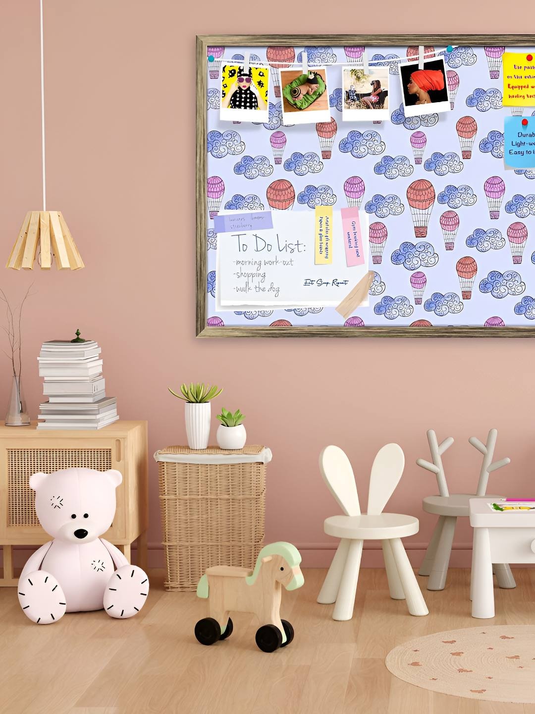 

ArtzFolio Wooden Notice Pin Board, Multi