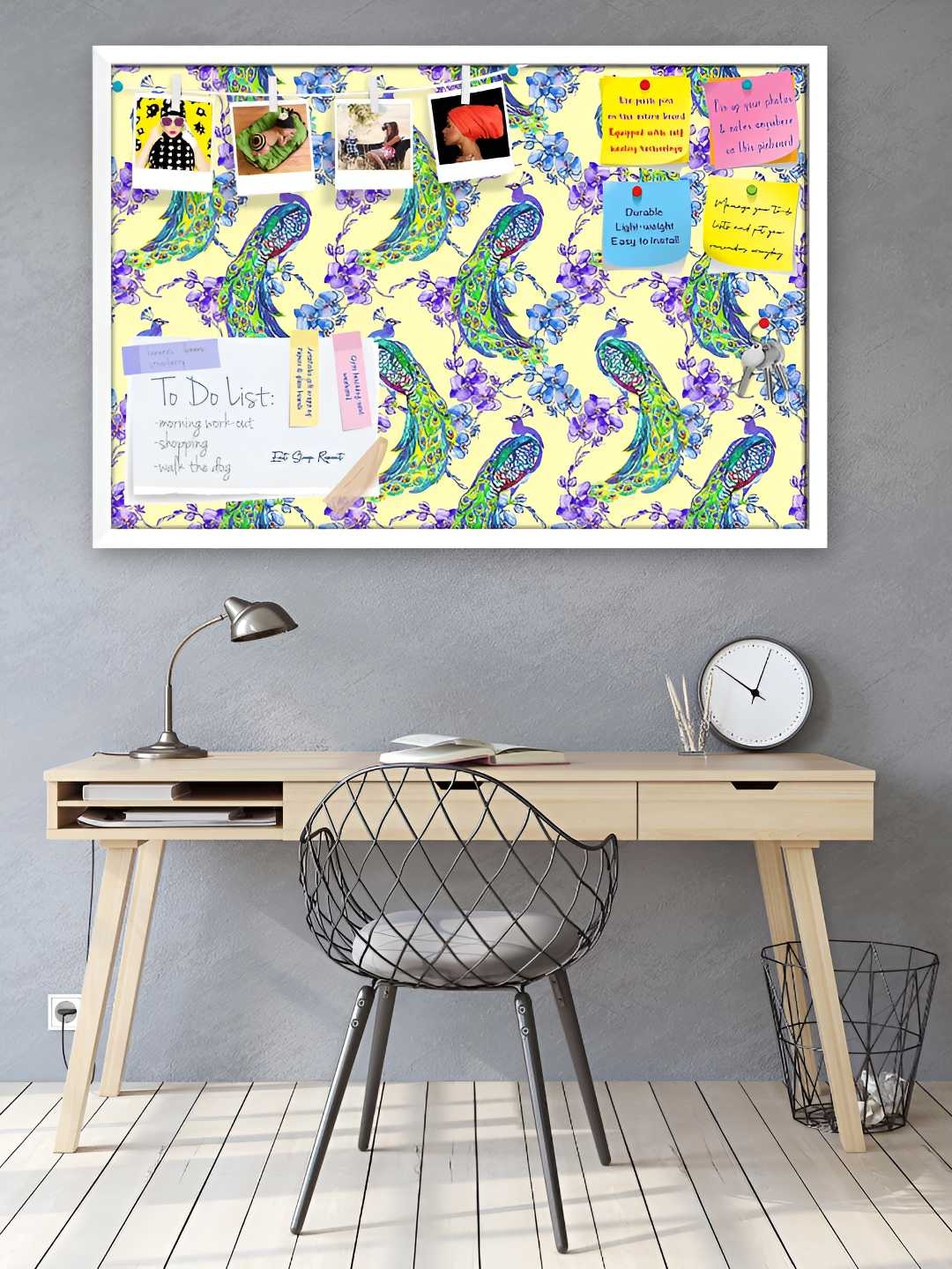

ArtzFolio Wooden Notice Pin Board, Multi