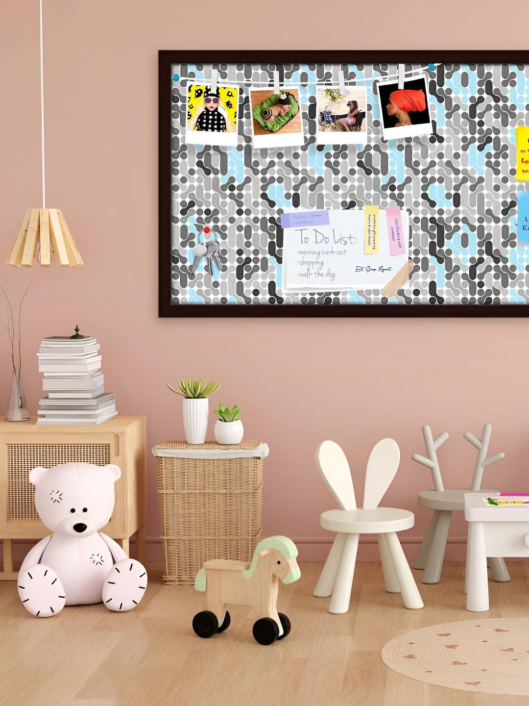 

ArtzFolio Wooden Notice Pin Board, Multi