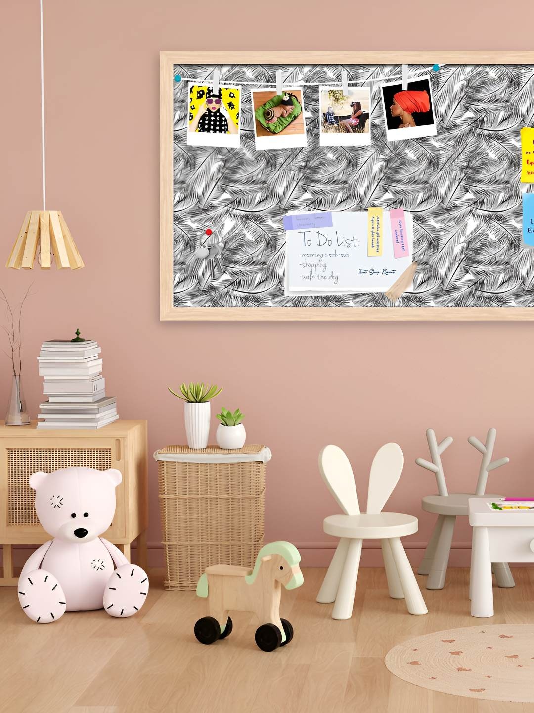 

ArtzFolio Wooden Notice Pin Board, Multi