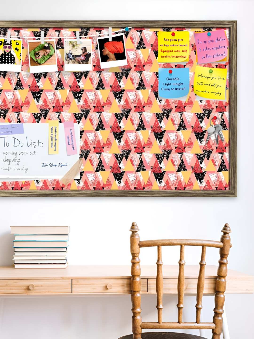 

ArtzFolio Wooden Notice Pin Board, Multi
