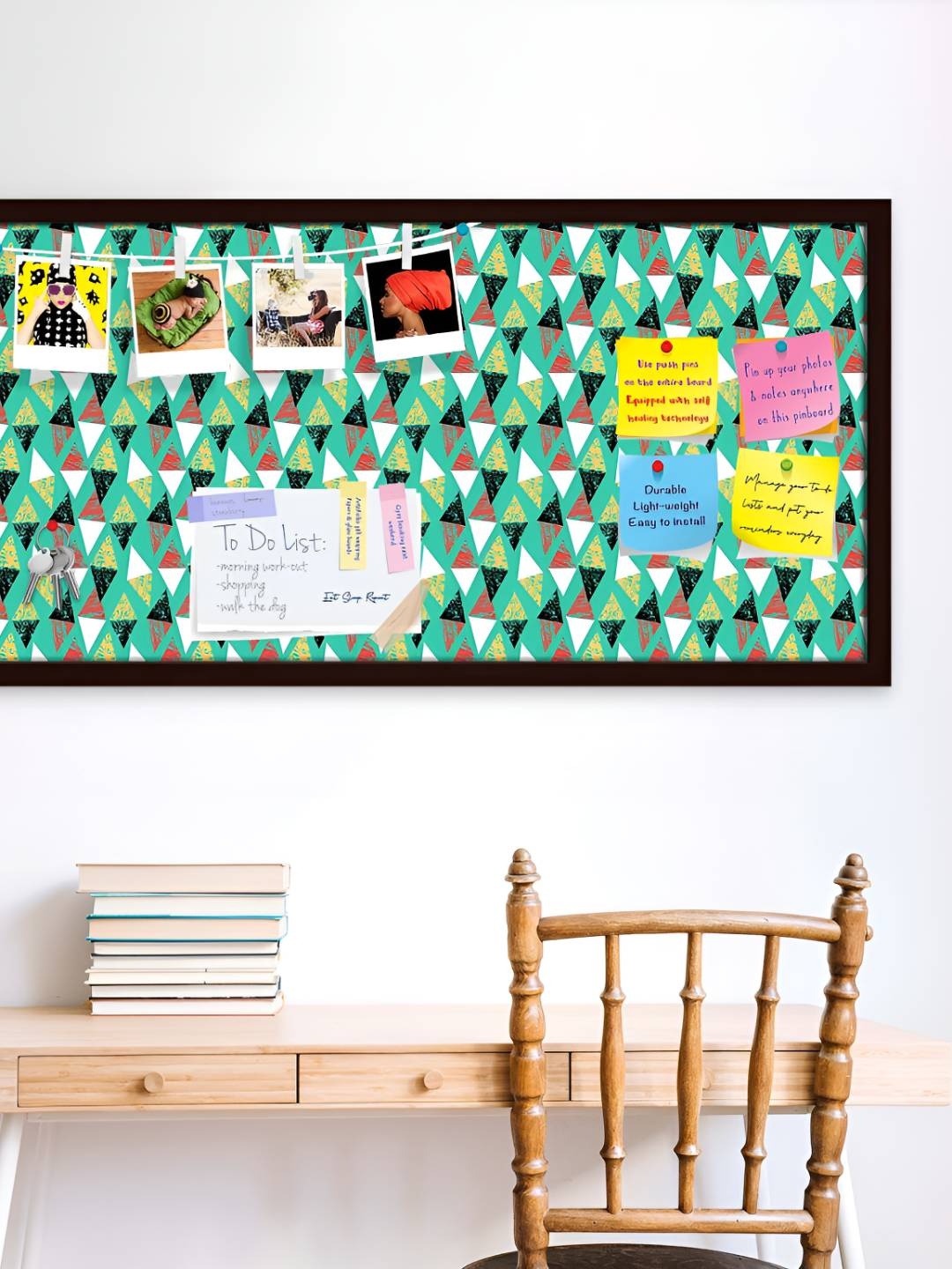 

ArtzFolio Wooden Notice Pin Board, Multi