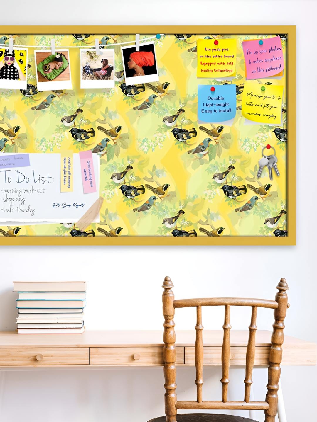 

ArtzFolio Wooden Notice Pin Board, Multi