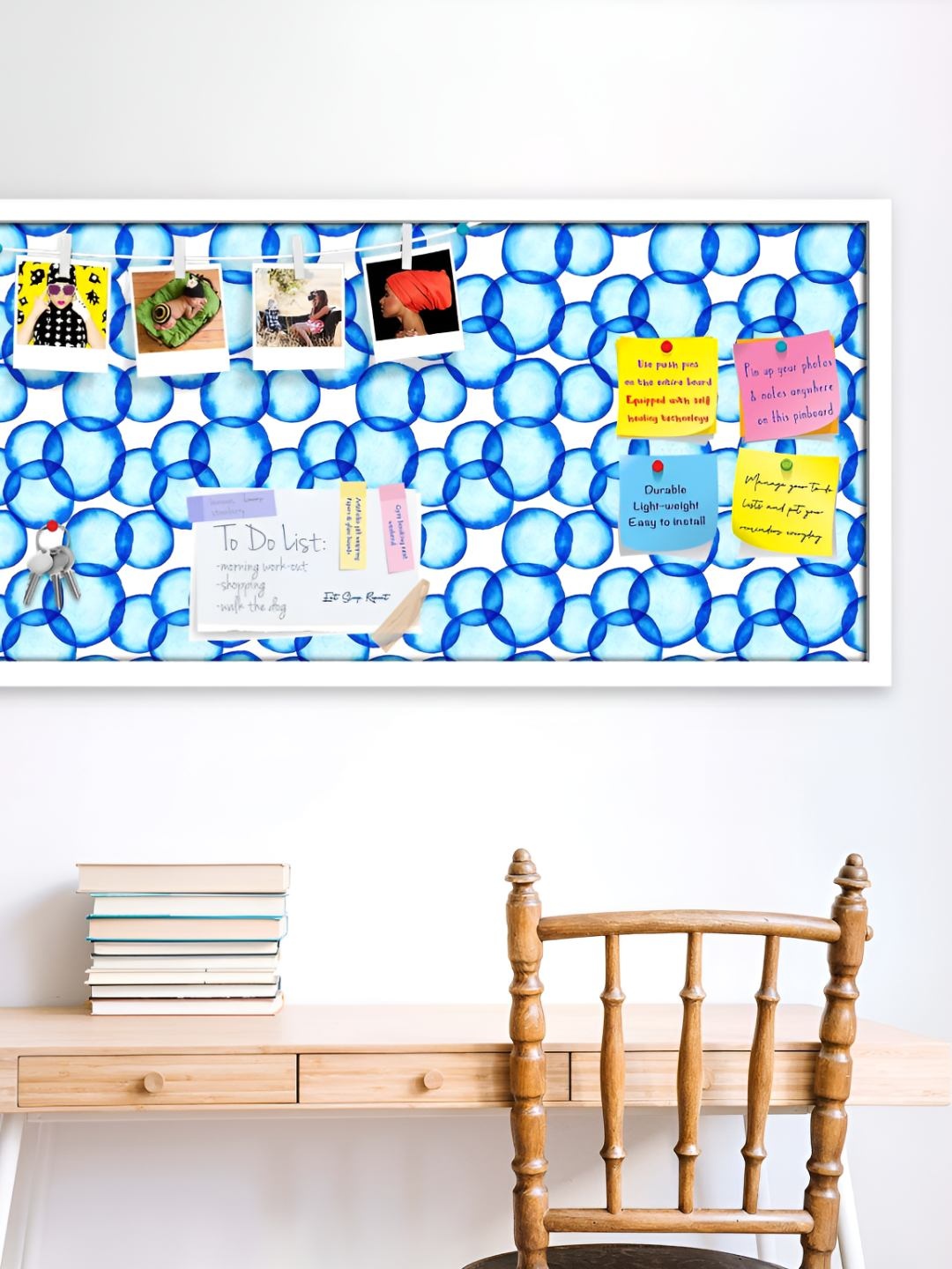 

ArtzFolio Wooden Notice Pin Board, Multi