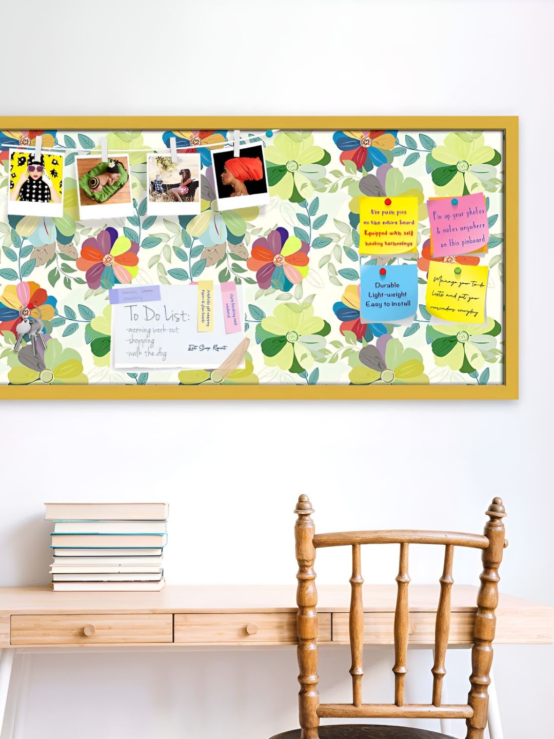

ArtzFolio Wooden Notice Pin Board, Multi