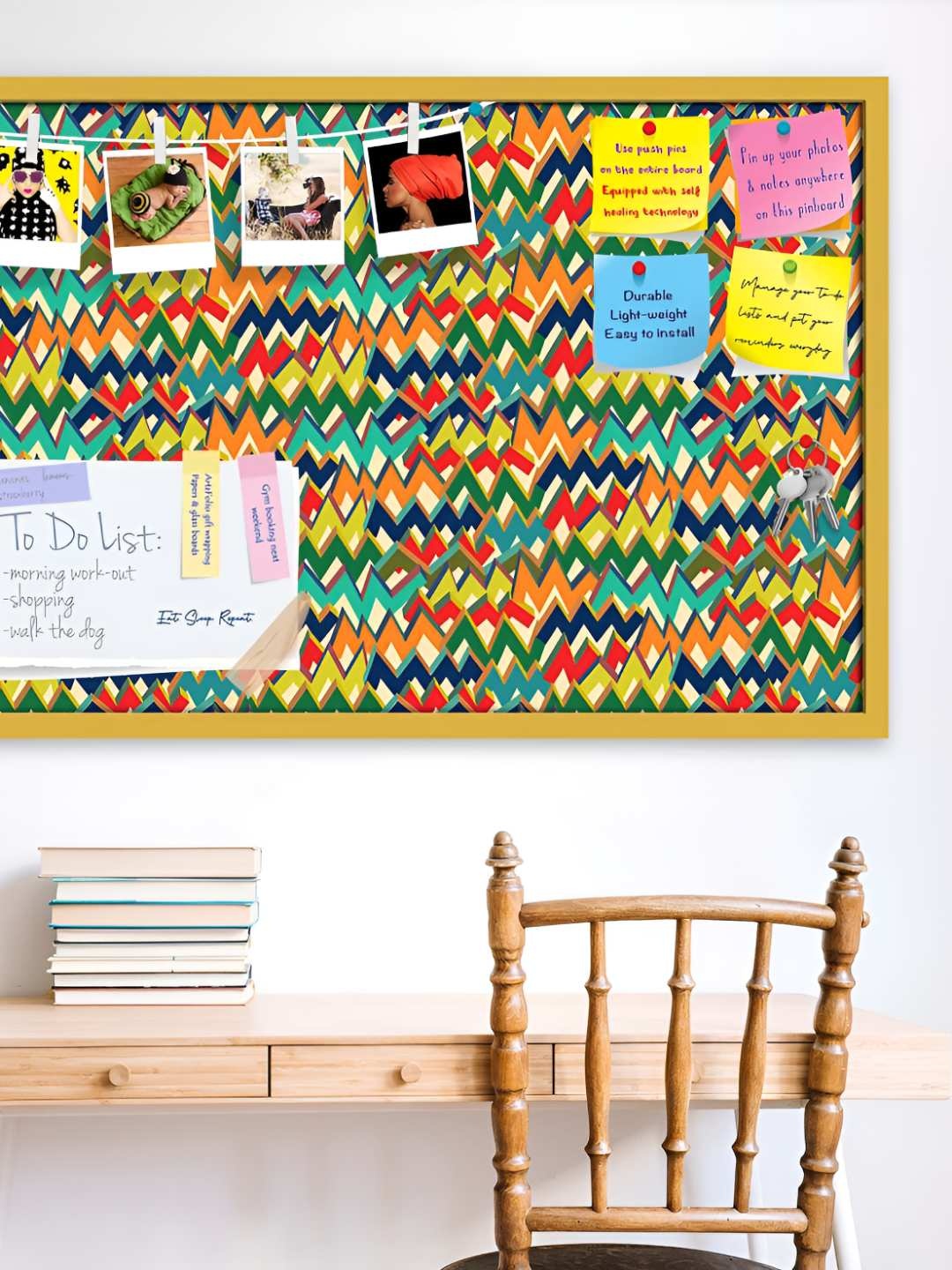

ArtzFolio Wooden Notice Pin Board, Multi