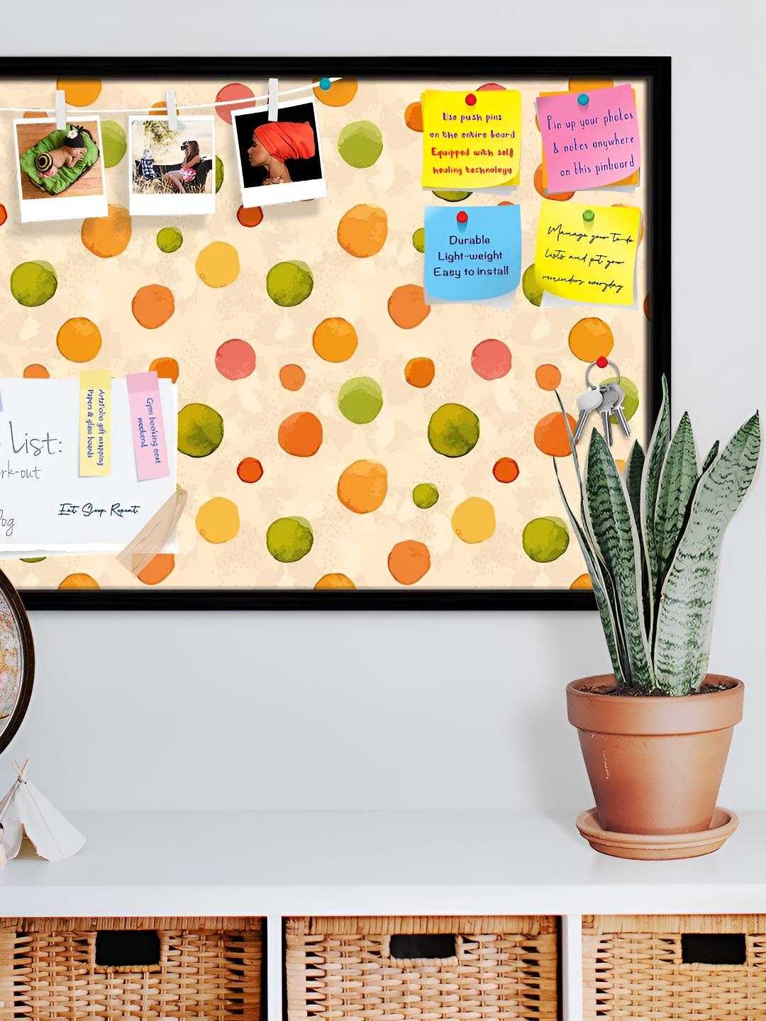

ArtzFolio Wooden Notice Pin Board, Multi
