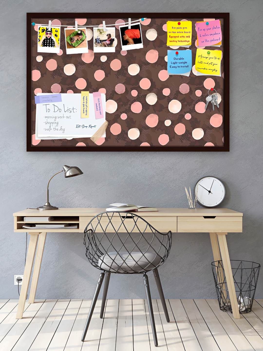 

ArtzFolio Wooden Notice Pin Board, Multi