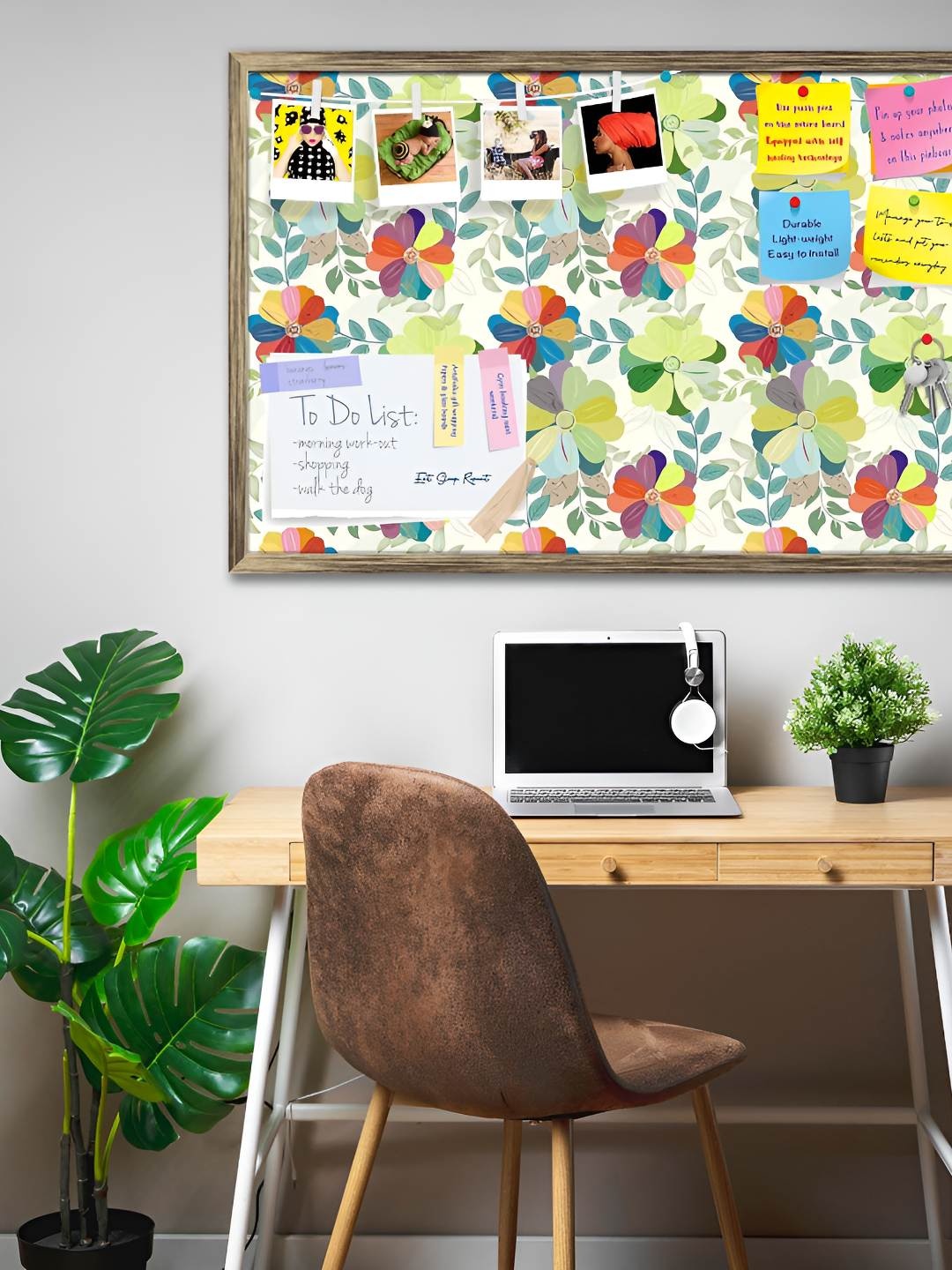 

ArtzFolio Wooden Notice Pin Board, Multi