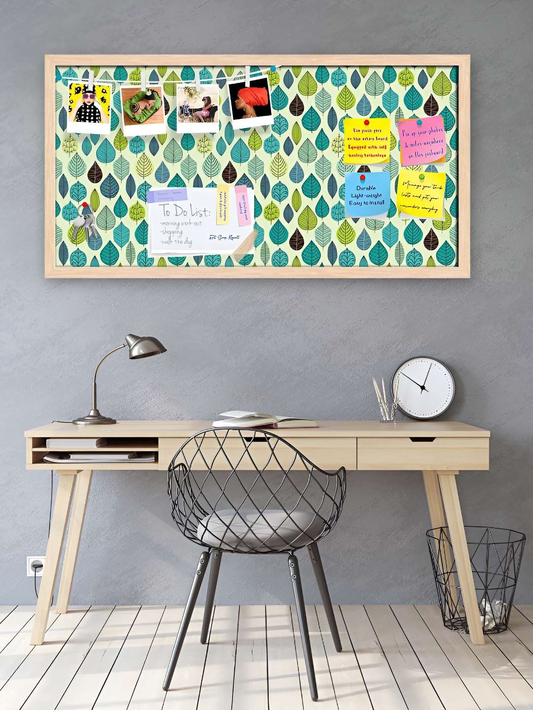 

ArtzFolio Wooden Notice Pin Board, Multi