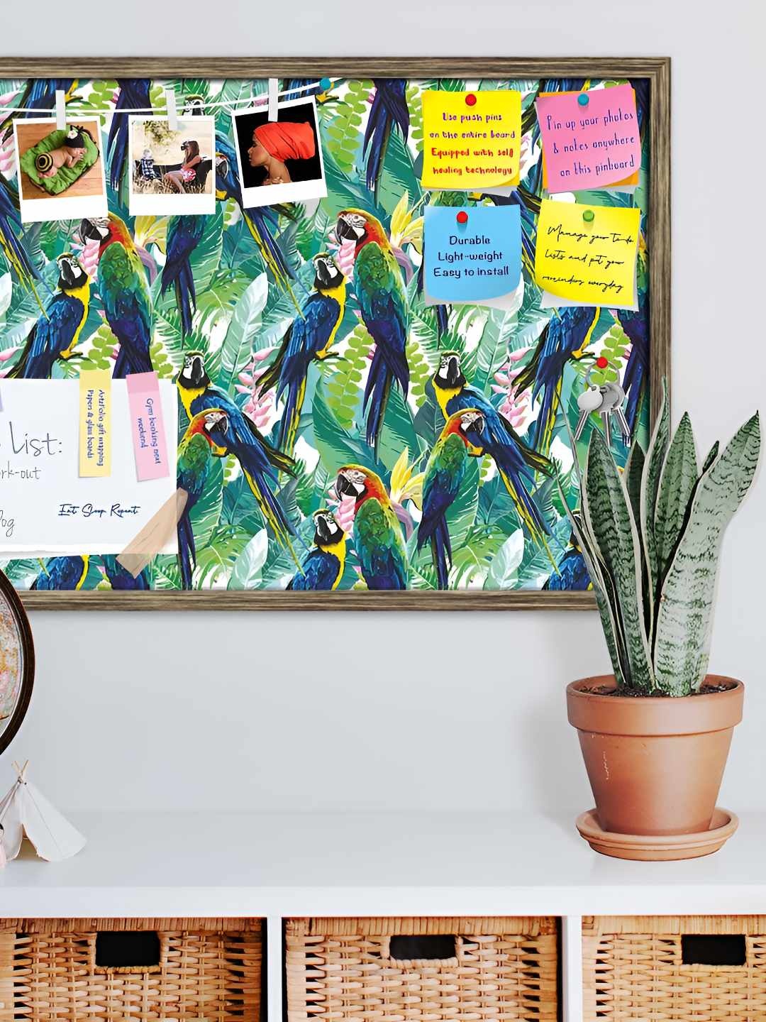 

ArtzFolio Wooden Notice Pin Board, Multi