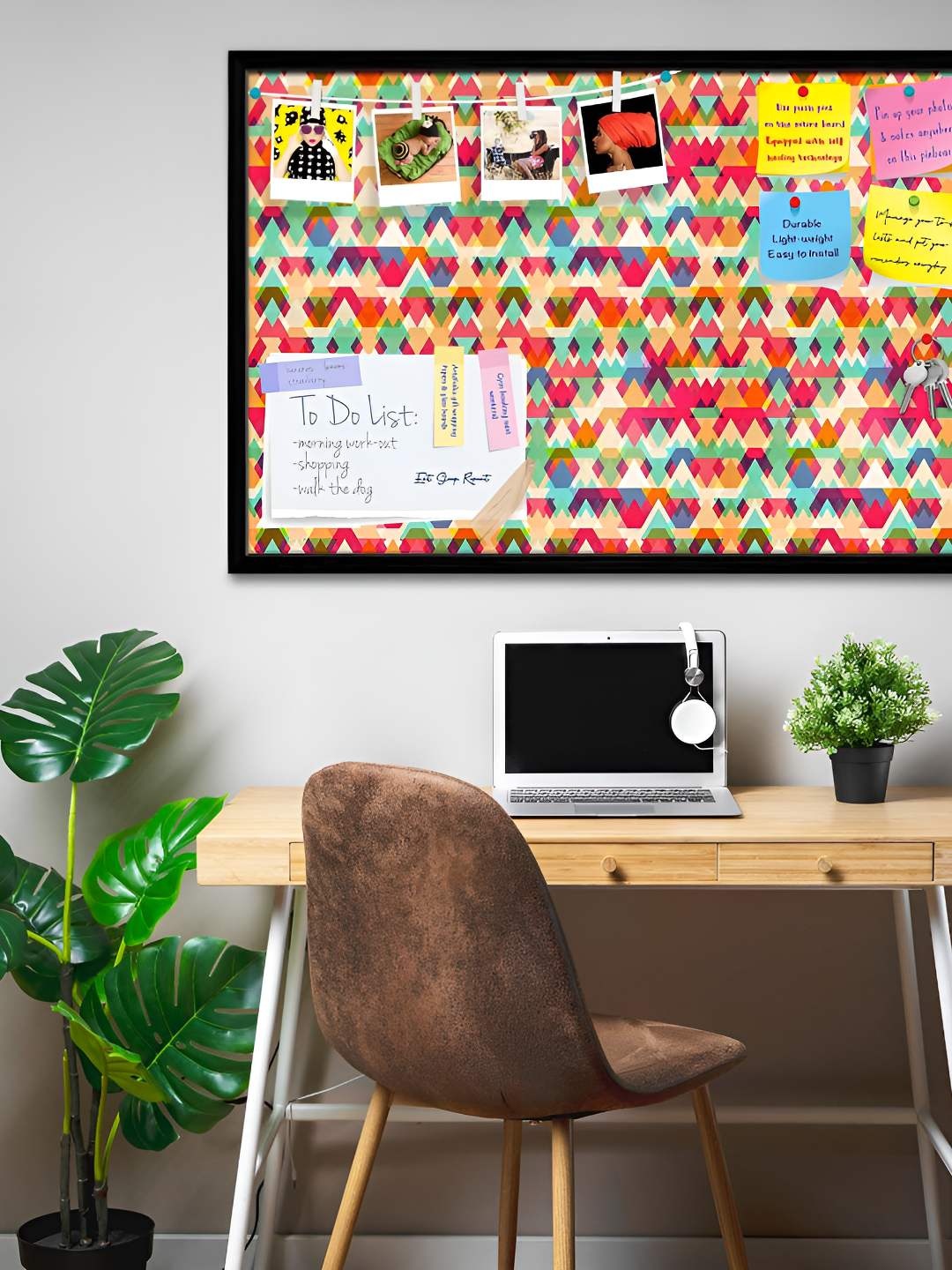 

ArtzFolio Wooden Notice Pin Board, Multi