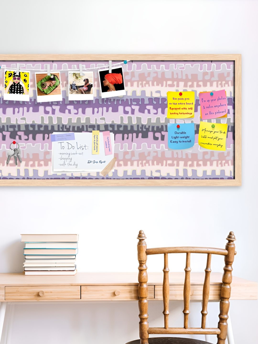 

ArtzFolio Wooden Notice Pin Board, Multi