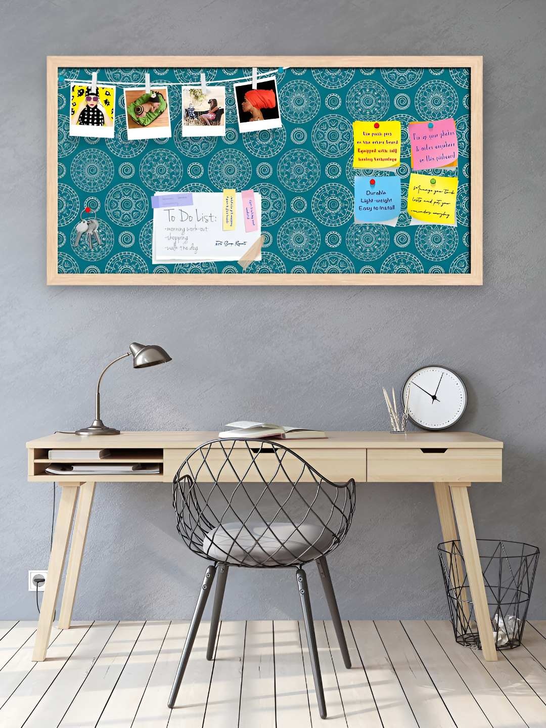 

ArtzFolio Wooden Notice Pin Board, Multi