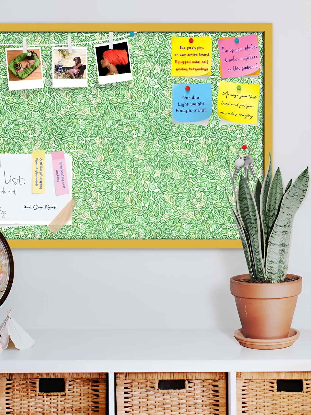 

ArtzFolio Wooden Notice Pin Board, Multi