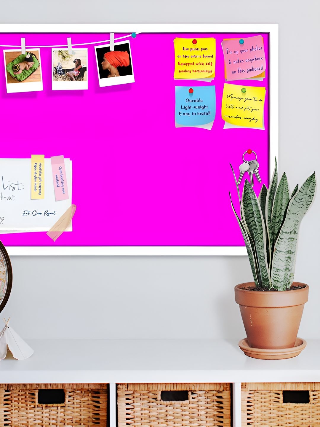 

ArtzFolio Wooden Notice Pin Board, Purple