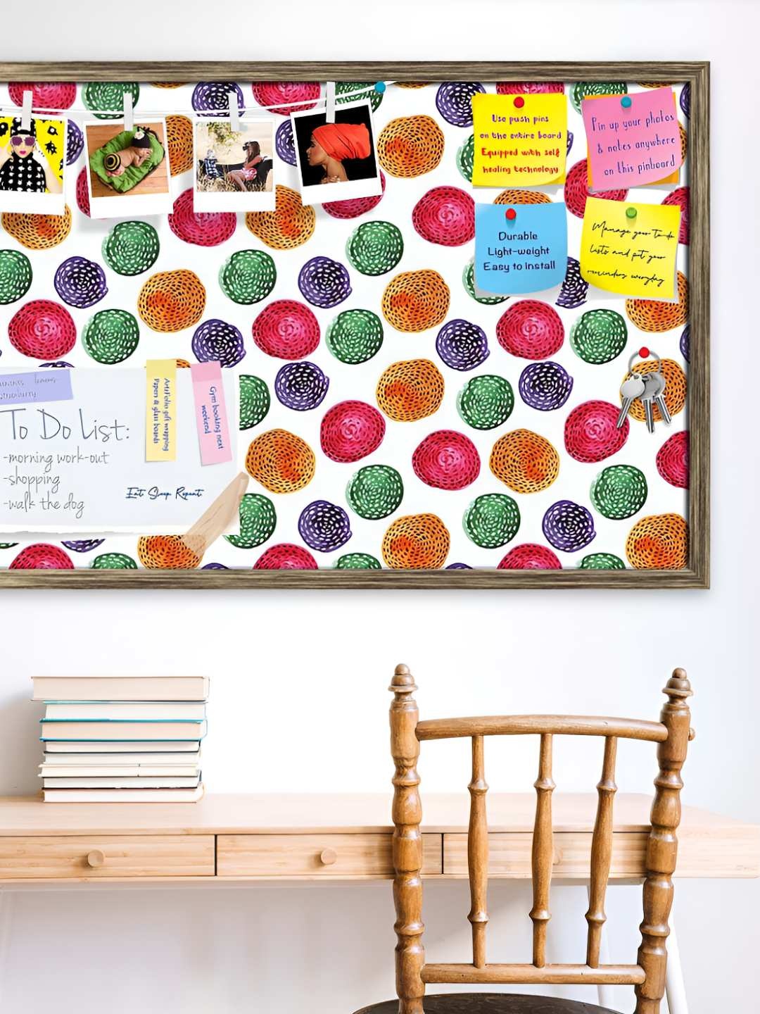 

ArtzFolio Wooden Notice Pin Board, Multi