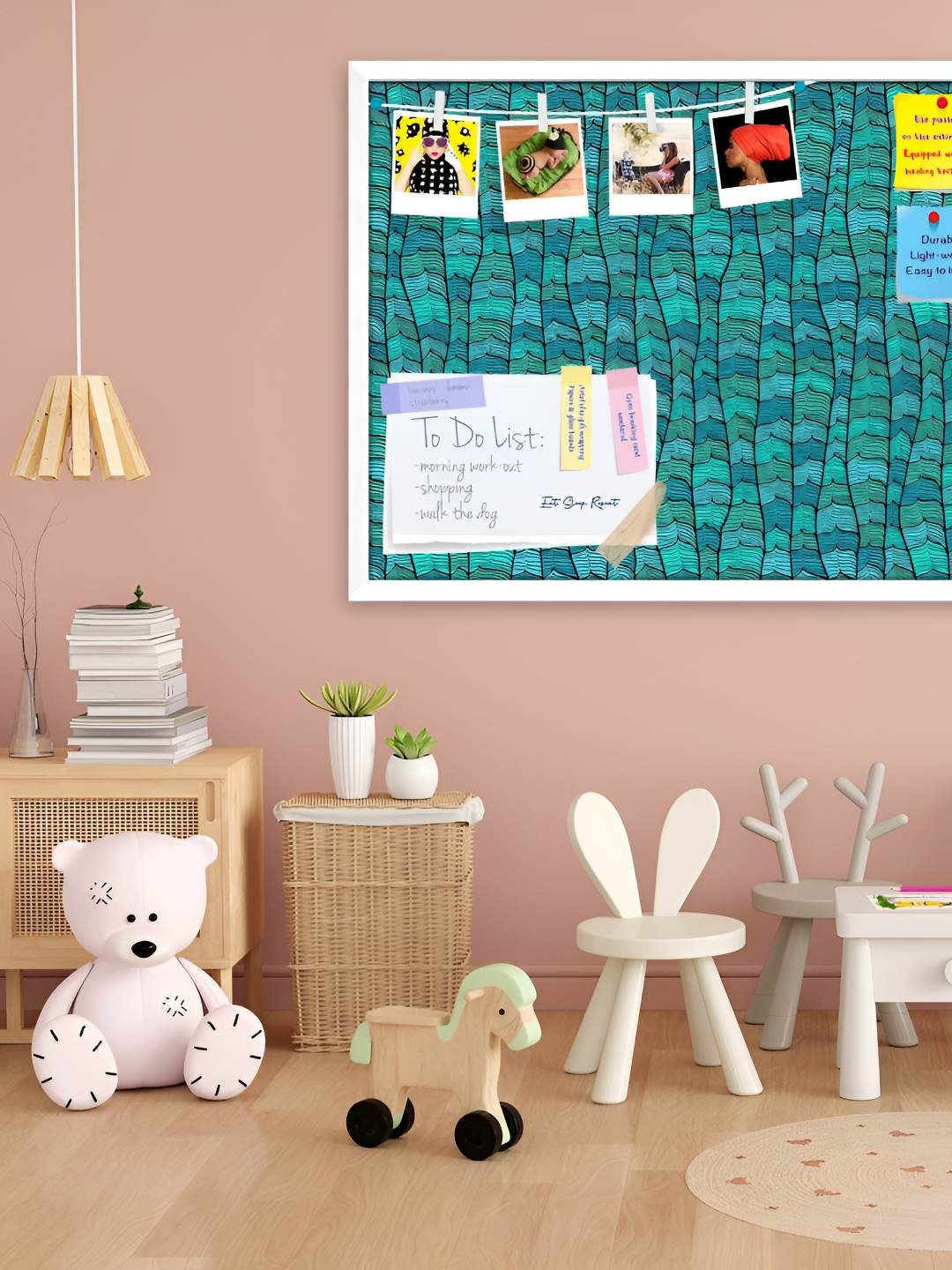 

ArtzFolio Wooden Notice Pin Board, Multi
