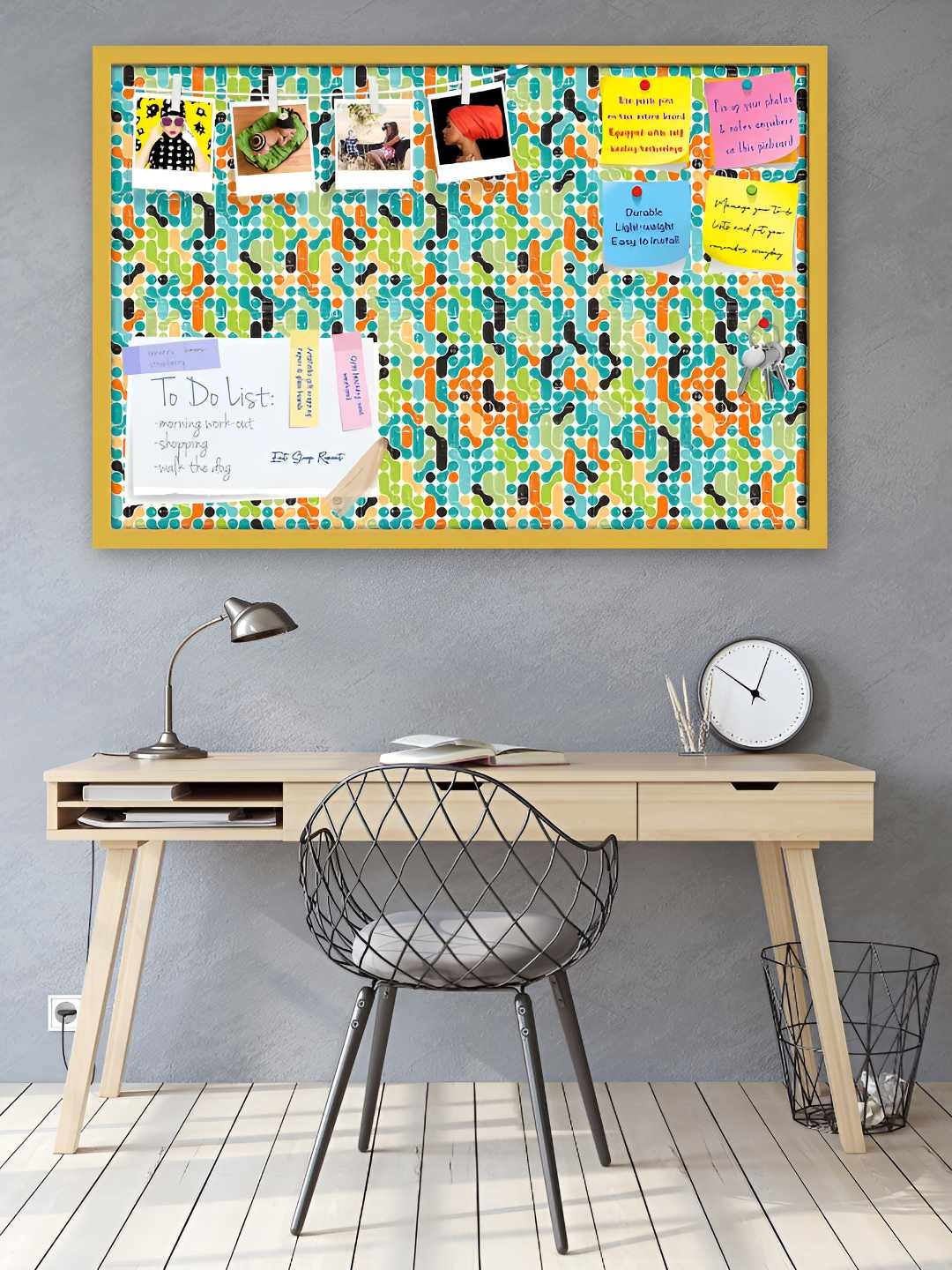 

ArtzFolio Wooden Notice Pin Board, Multi
