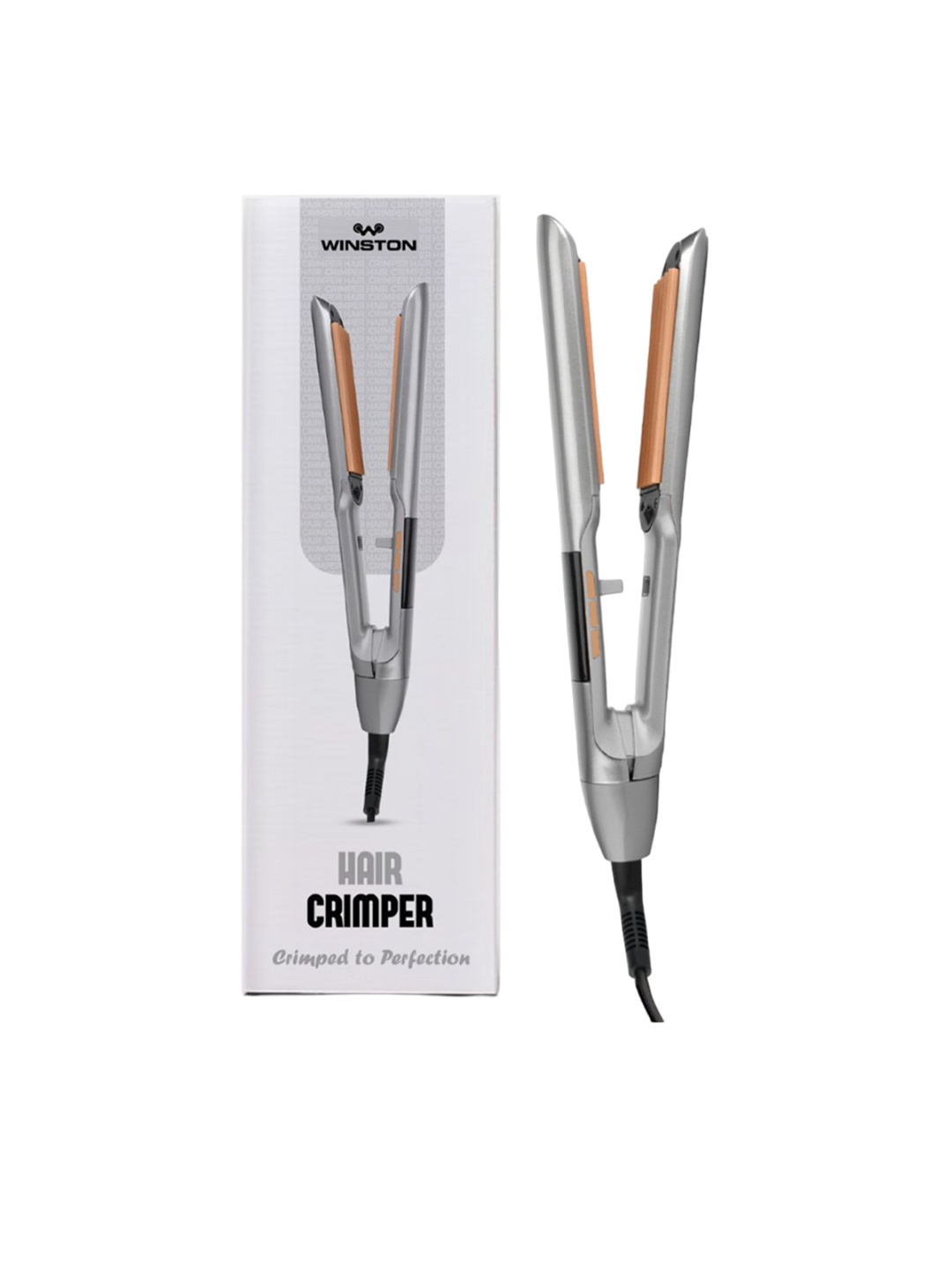 

WINSTON Hair Crimper For Hair Styling - Grey