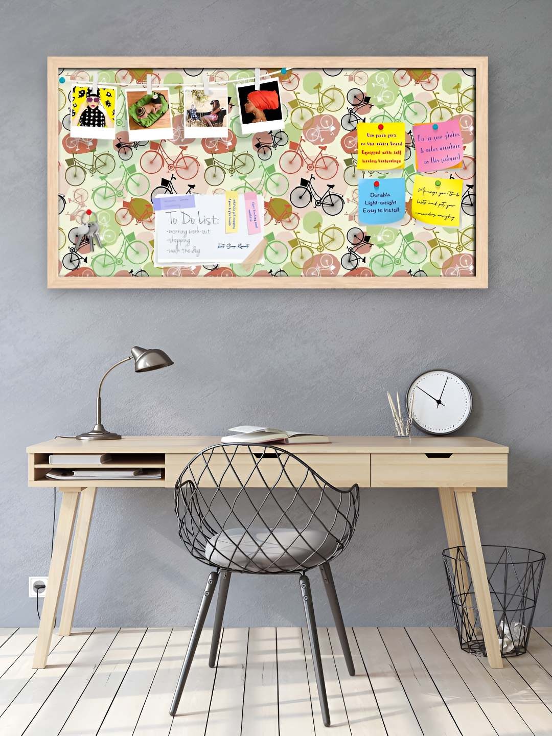 

ArtzFolio Wooden Notice Pin Board, Multi