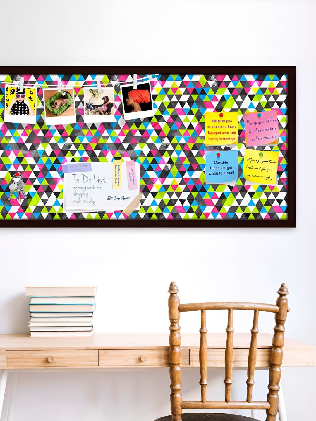 

ArtzFolio Wooden Notice Pin Board, Multi