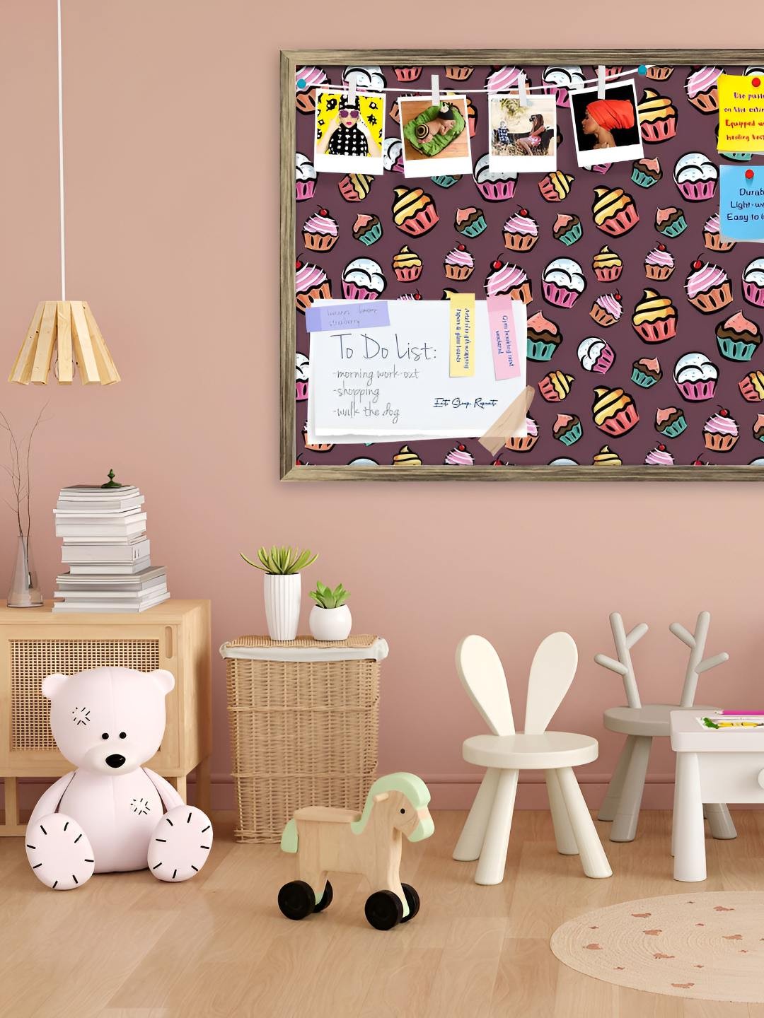 

ArtzFolio Wooden Notice Pin Board, Multi