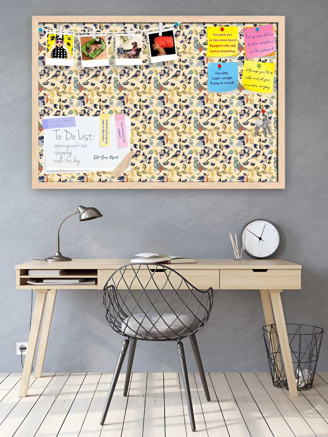 

ArtzFolio Wooden Notice Pin Board, Multi