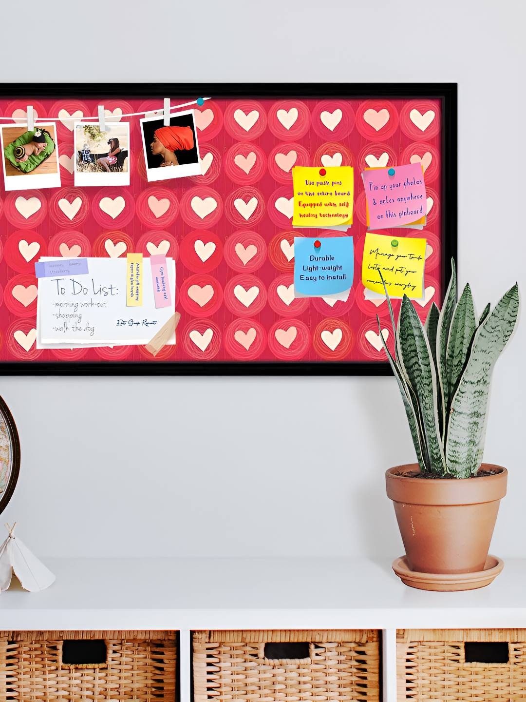 

ArtzFolio Wooden Notice Pin Board, Multi