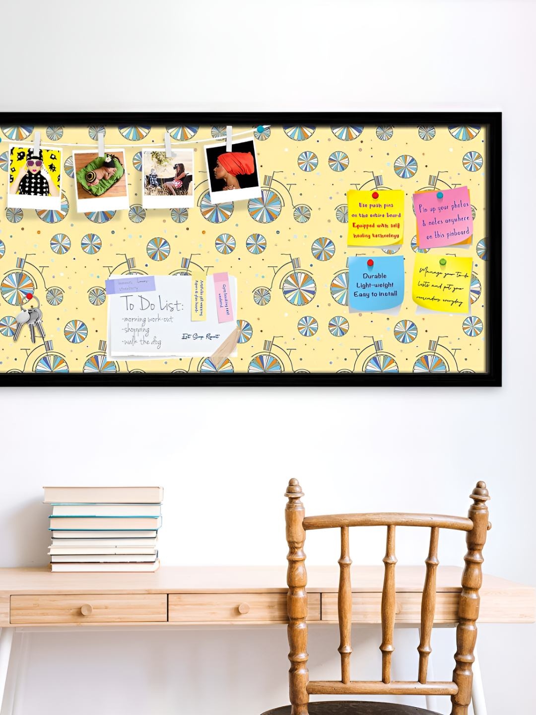 

ArtzFolio Wooden Notice Pin Board, Multi