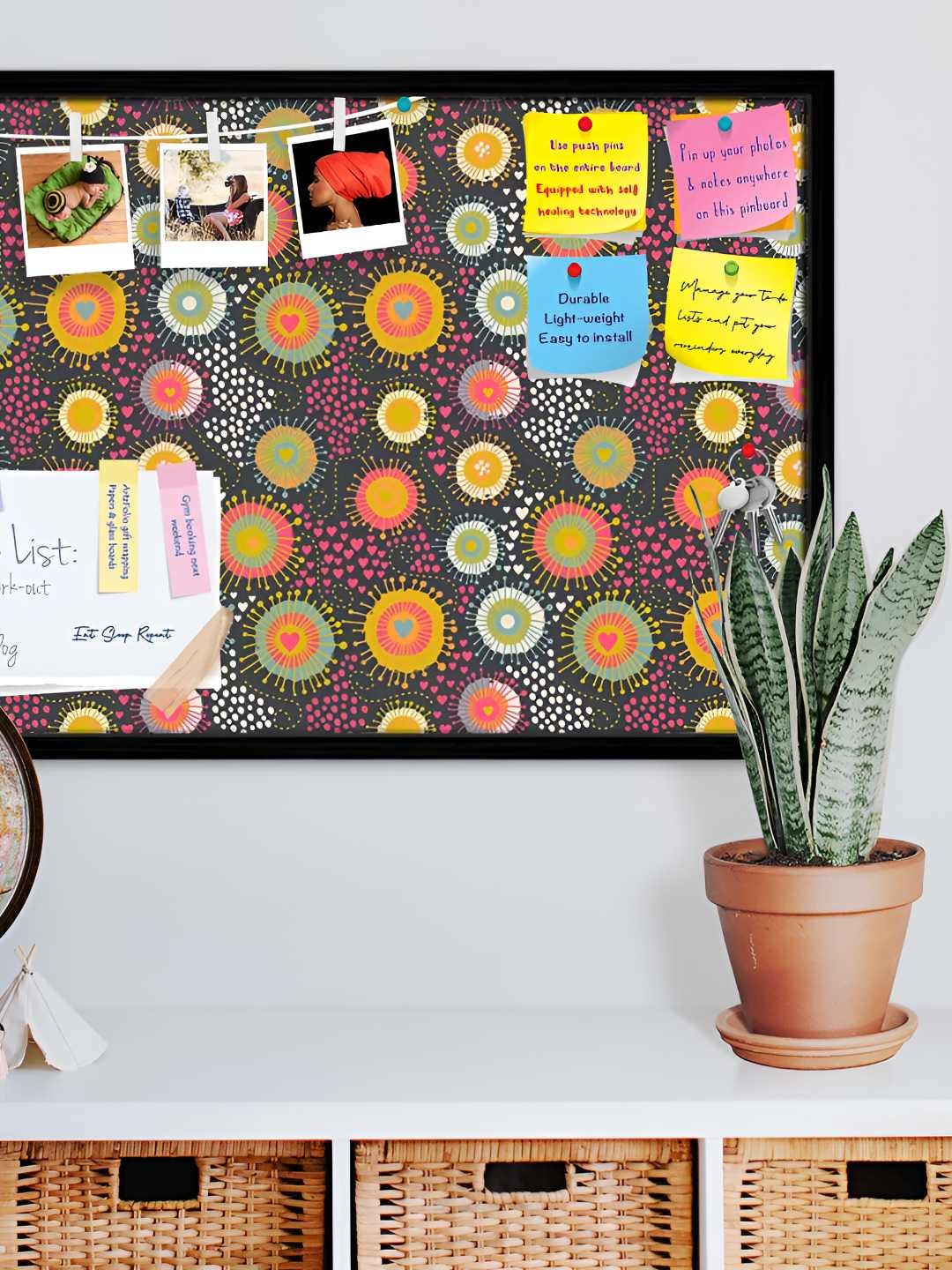 

ArtzFolio Wooden Notice Pin Board, Multi