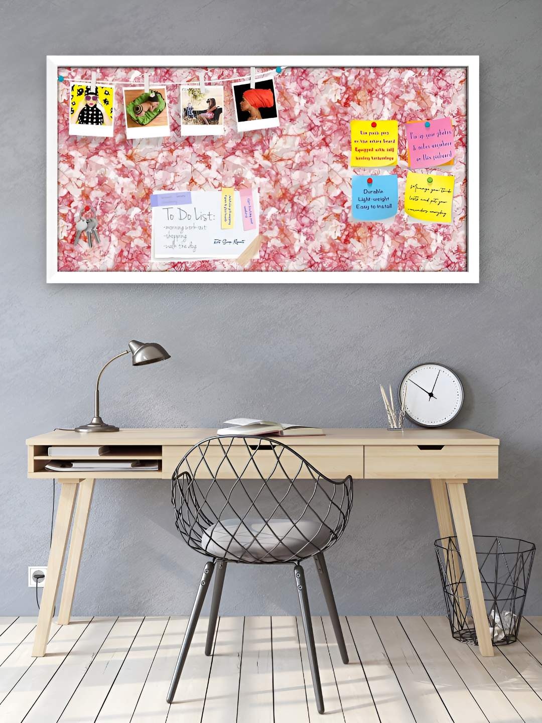 

ArtzFolio Wooden Notice Pin Board, Multi