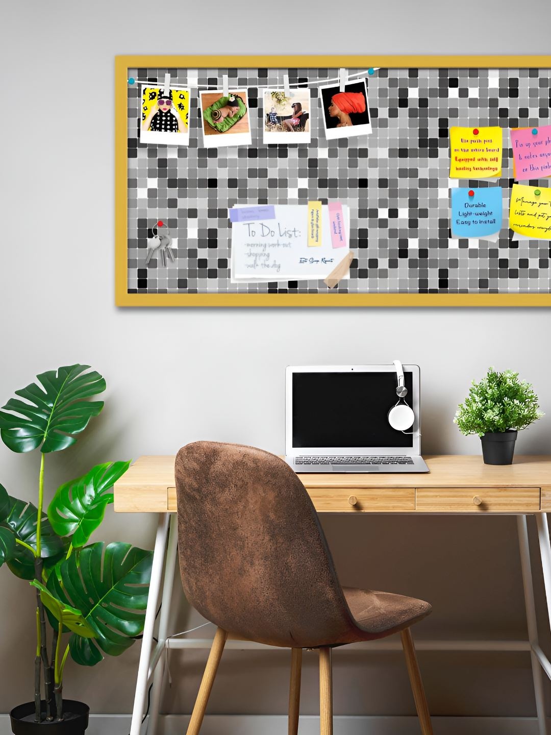 

ArtzFolio Wooden Notice Pin Board, Multi