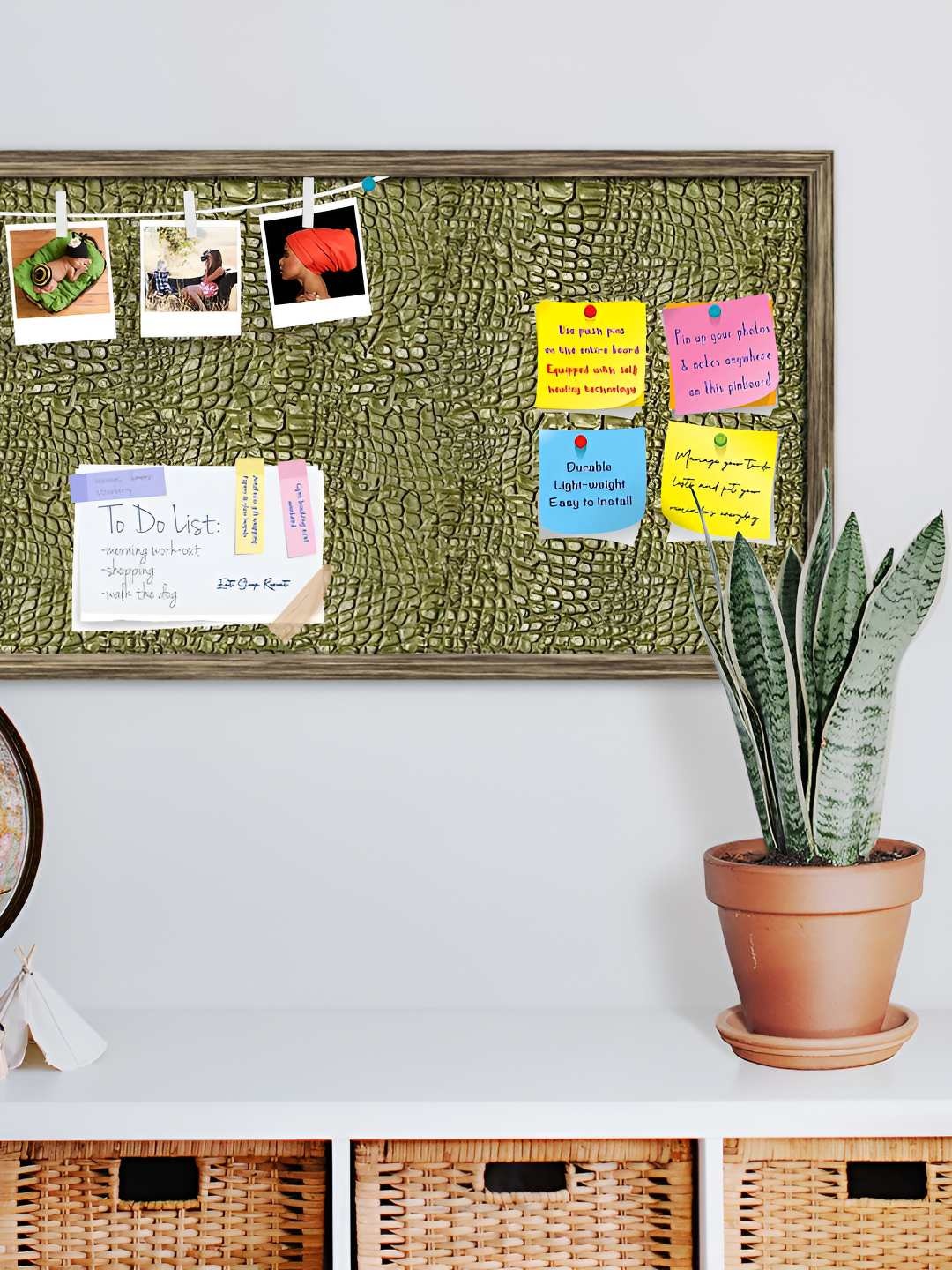 

ArtzFolio Wooden Notice Pin Board, Multi
