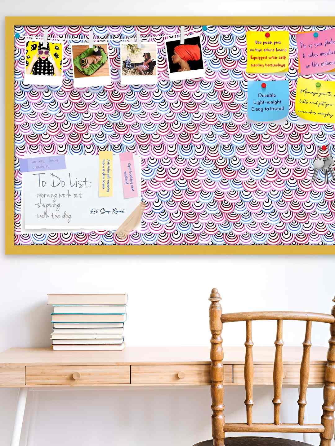

ArtzFolio Wooden Notice Pin Board, Multi