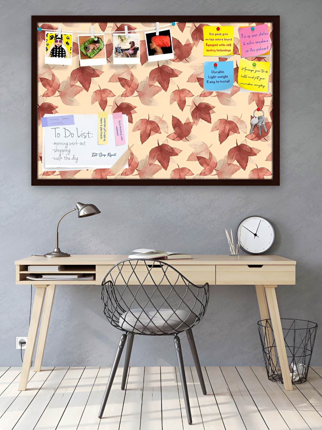 

ArtzFolio Wooden Notice Pin Board, Multi