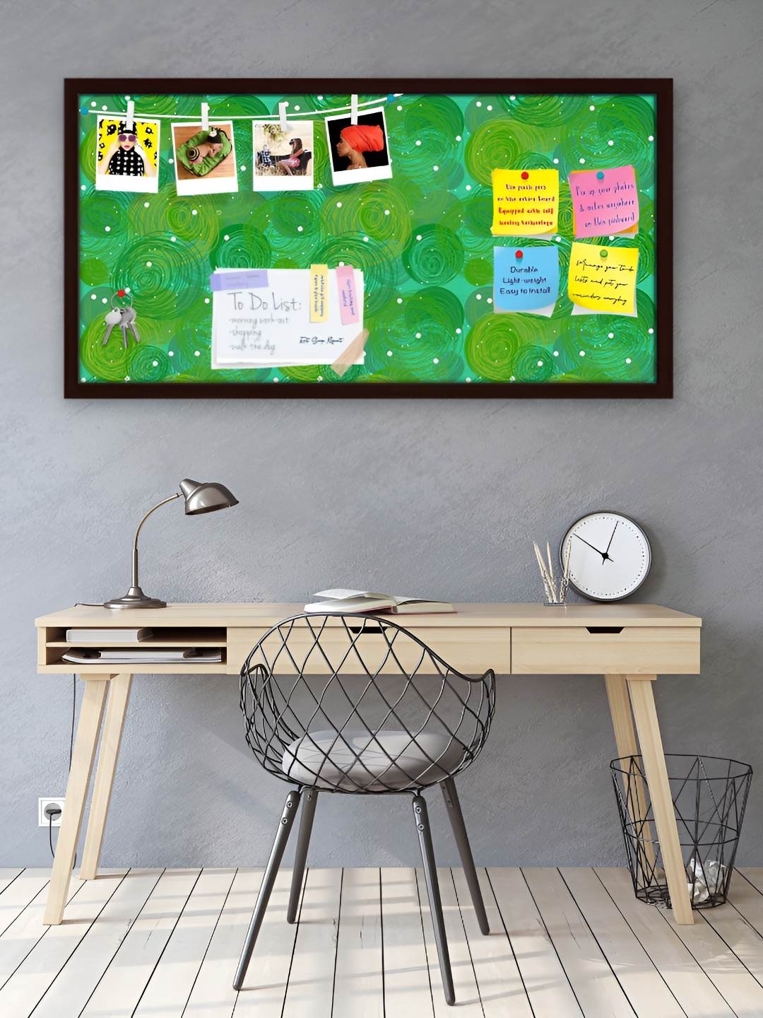 

ArtzFolio Wooden Notice Pin Board, Multi