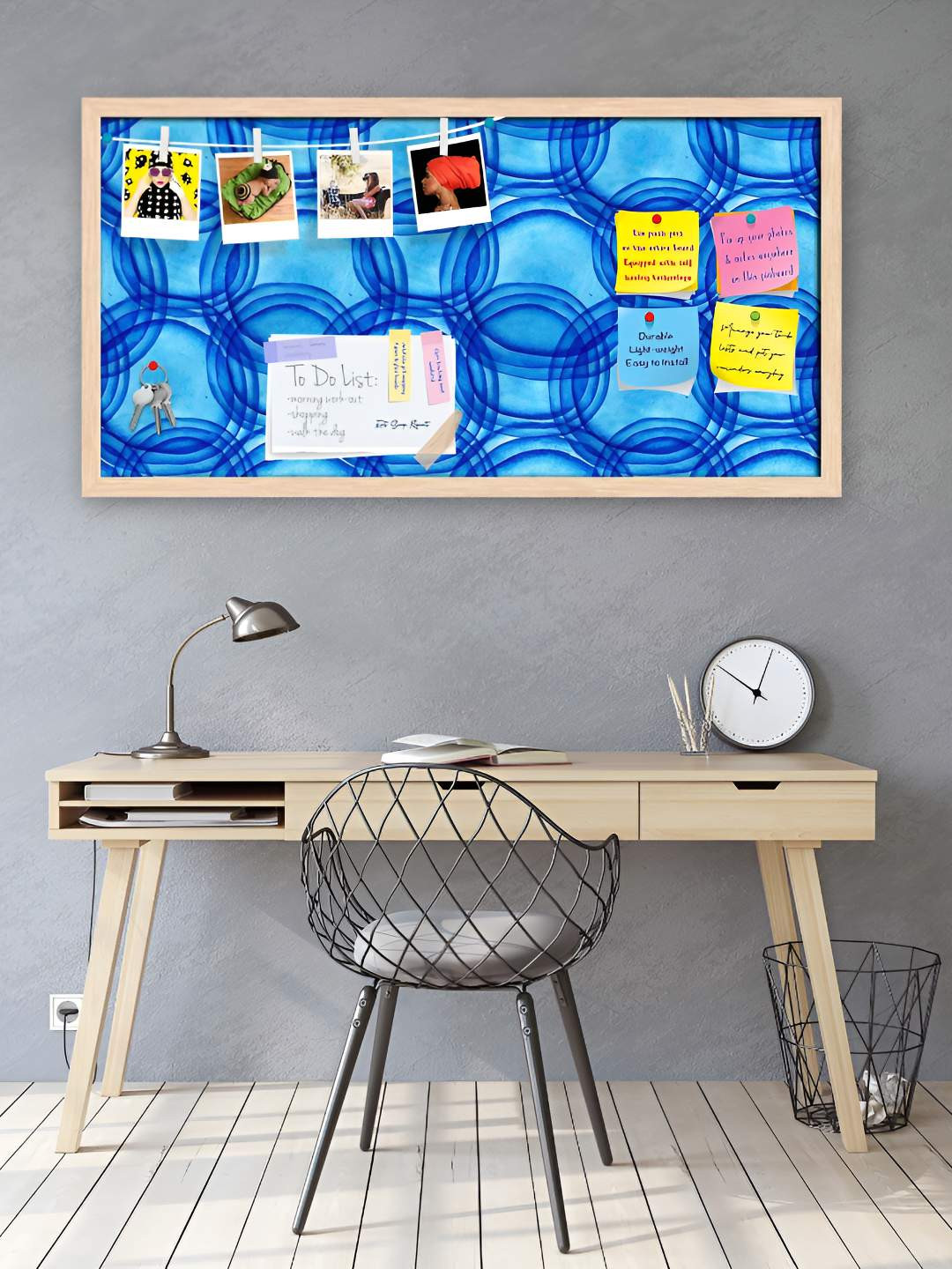 

ArtzFolio Wooden Notice Pin Board, Multi