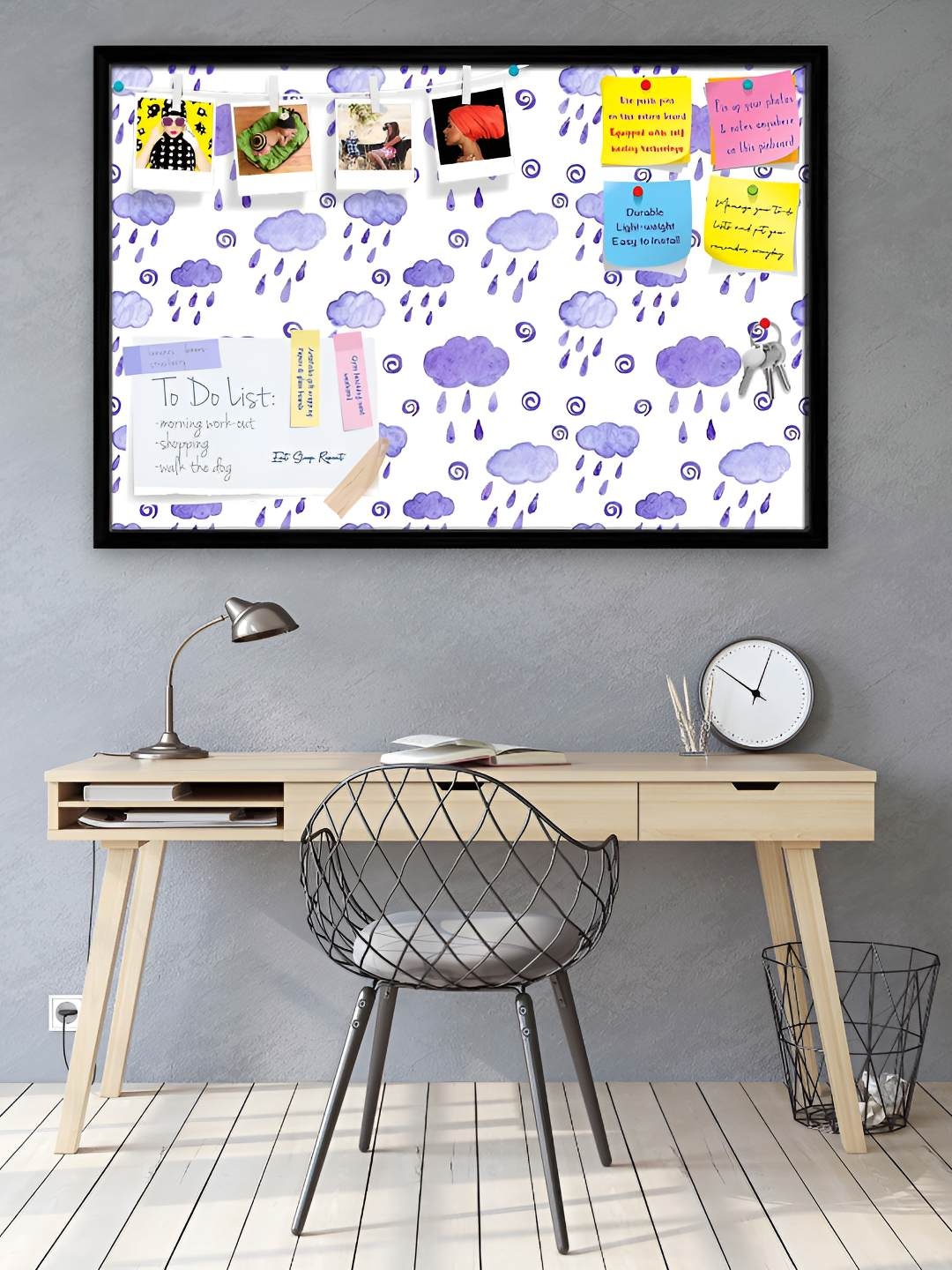 

ArtzFolio Wooden Notice Board, Multi