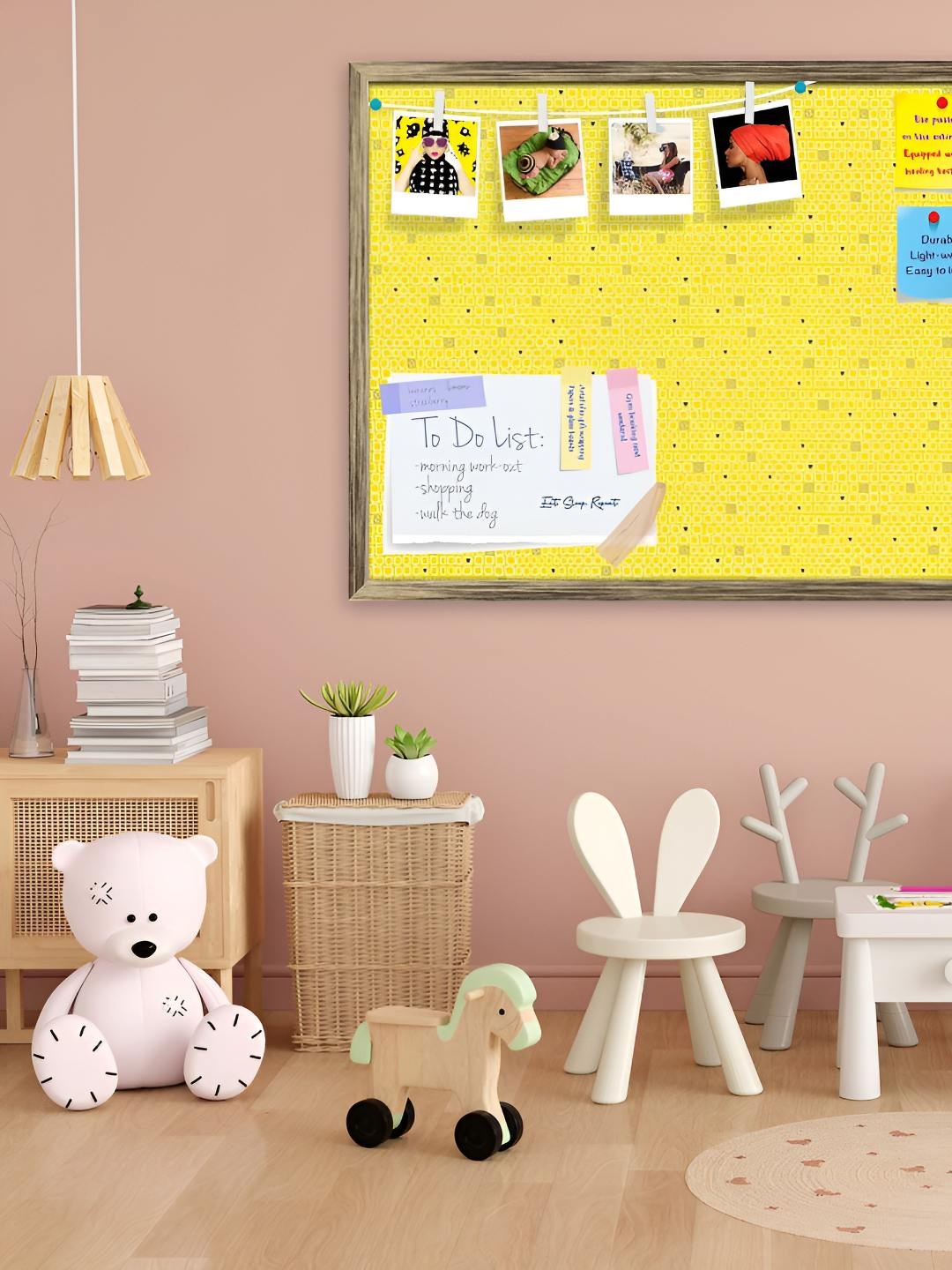 

ArtzFolio Wooden Notice Pin Board, Multi