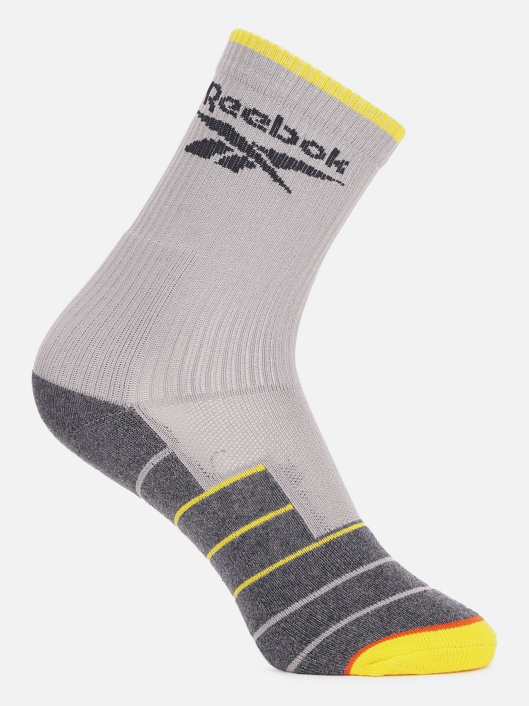 

Reebok Men Pure Cotton Calf-Length Socks, Grey