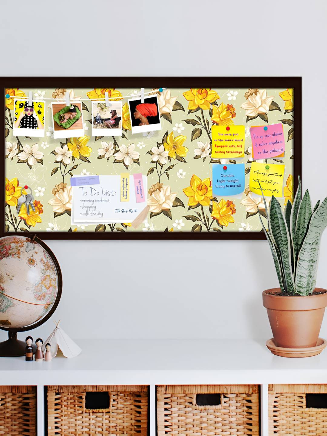 

ArtzFolio Wooden Notice Pin Board, Multi