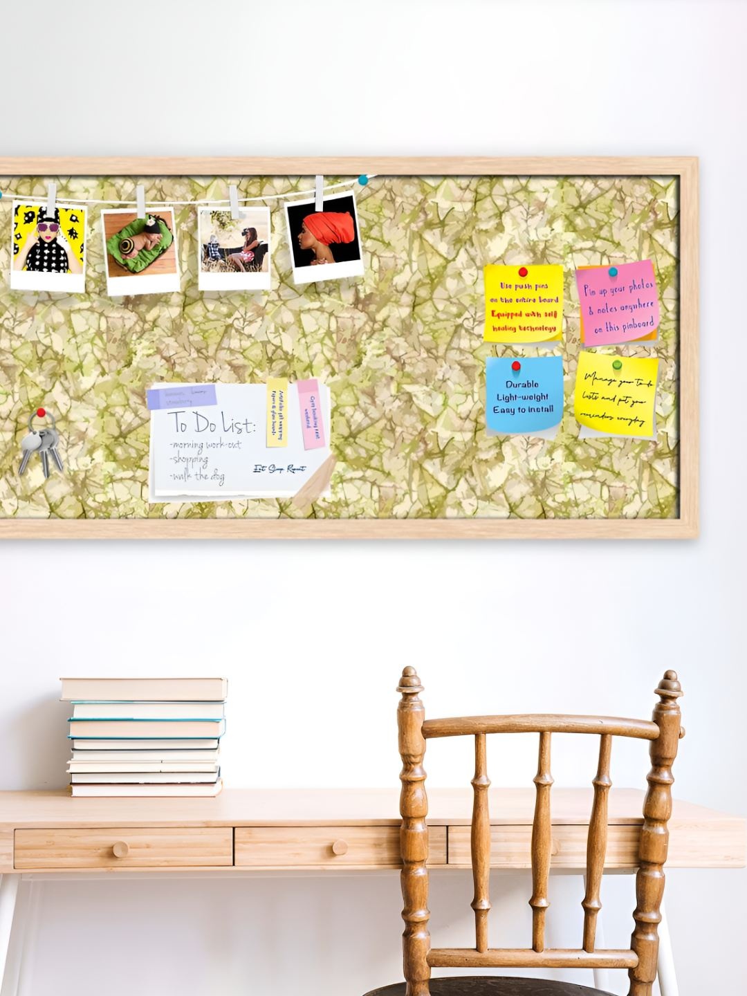 

ArtzFolio Wooden Notice Pin Board, Multi