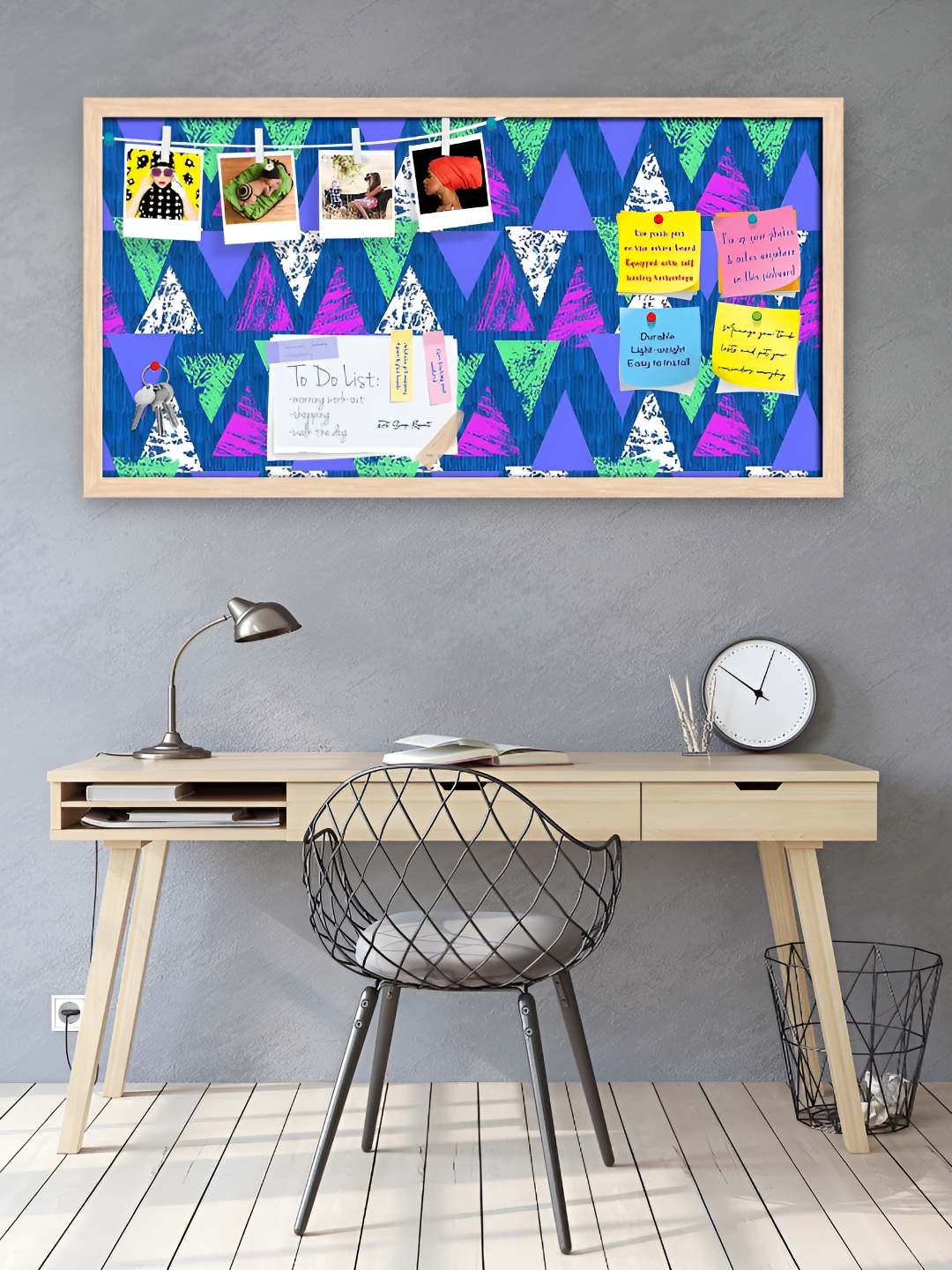 

ArtzFolio Wooden Notice Pin Board, Multi