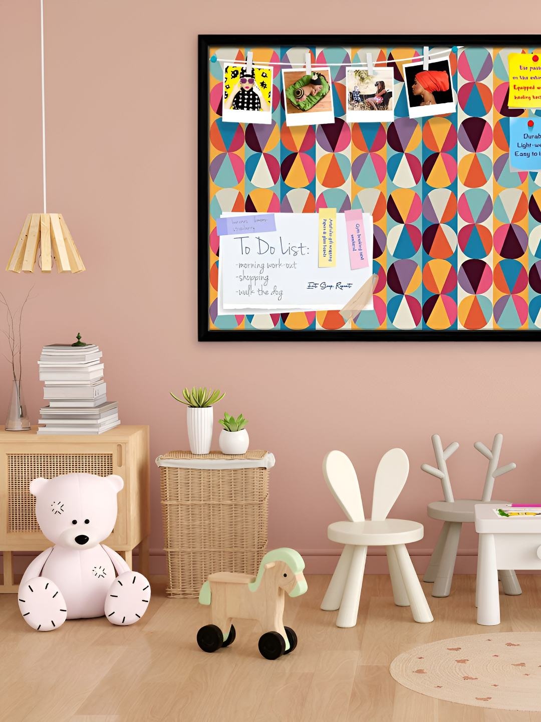 

ArtzFolio Wooden Notice Pin Board, Multi