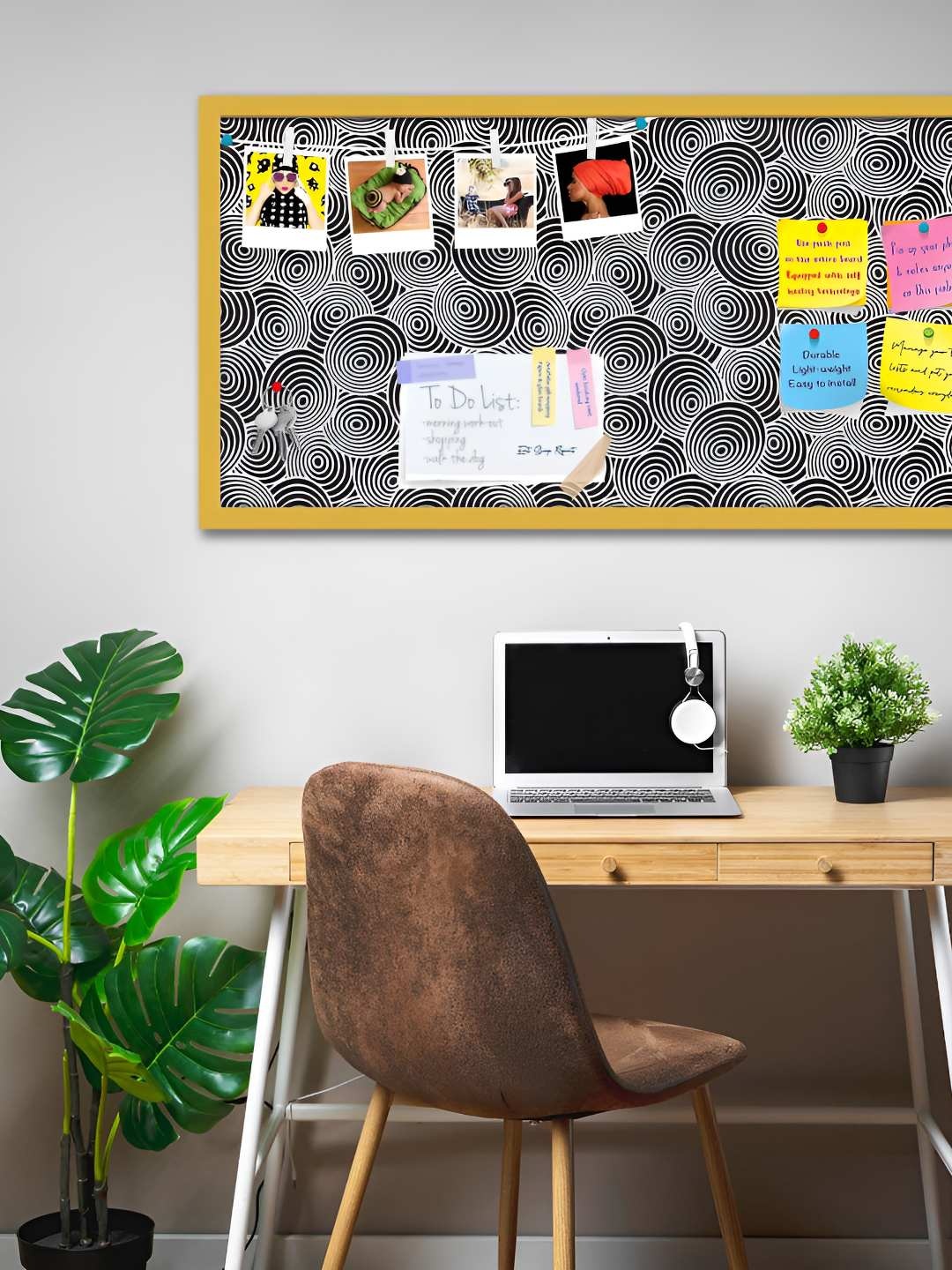 

ArtzFolio Wooden Notice Pin Board, Multi