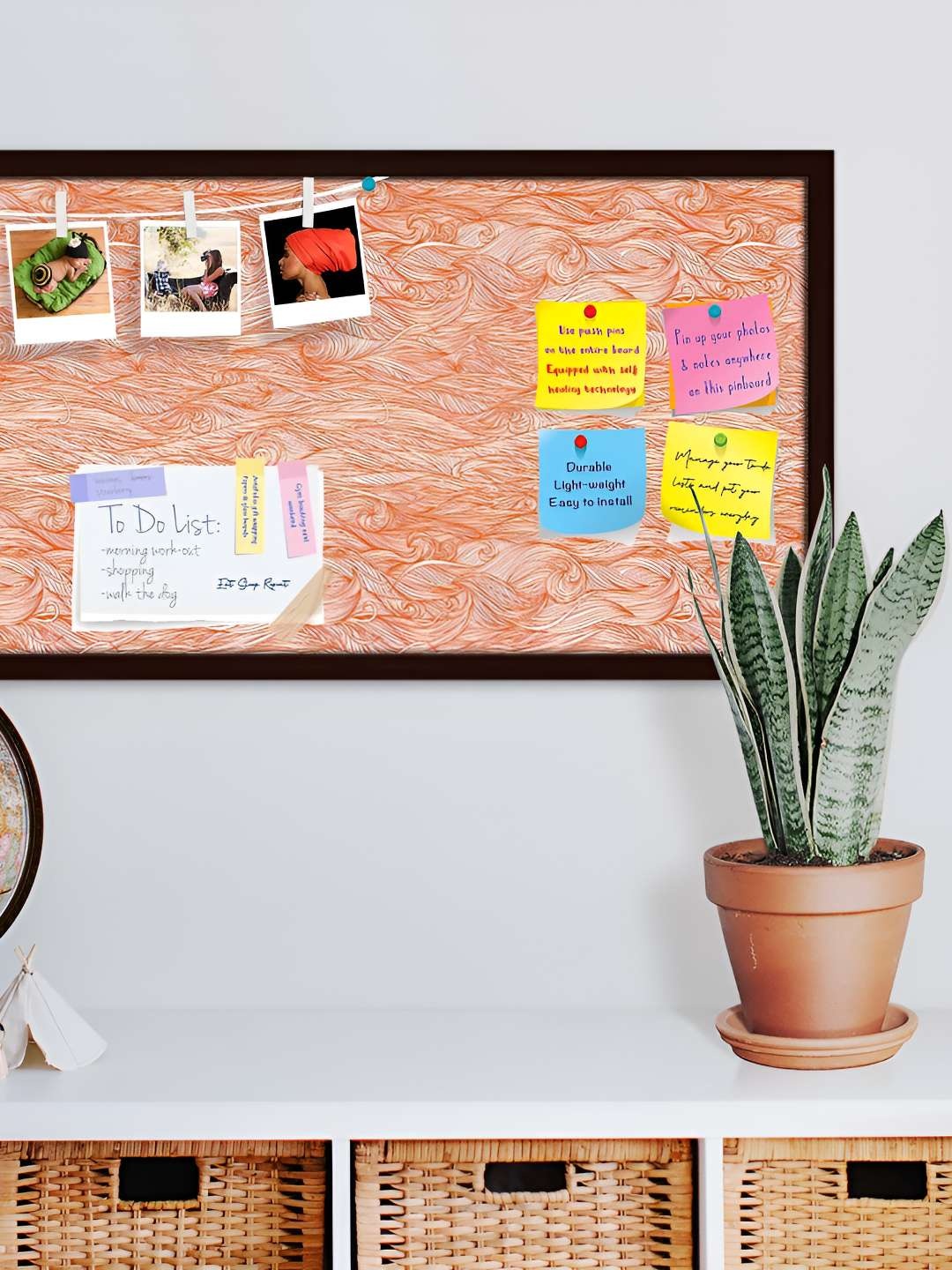 

ArtzFolio Wooden Notice Pin Board, Multi