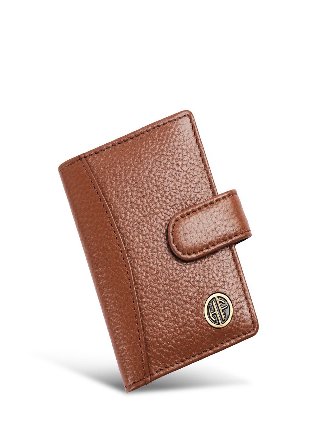 

HAMMONDS FLYCATCHER Unisex Textured Leather Card Holder, Brown