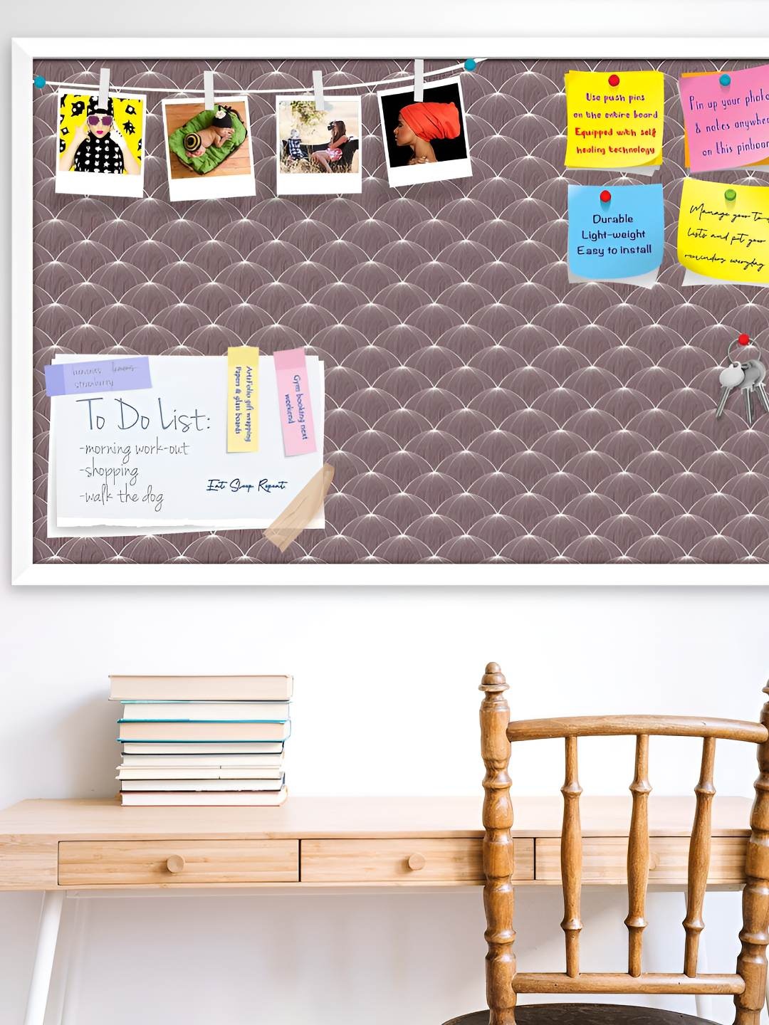 

ArtzFolio Wooden Notice Pin Board, Multi